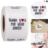Custom Small Logo Stickers Labels for Business Online Retailers Shops diy Stickers