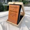 Wooden Certificate Printed Award
