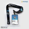 Customised ID Card Ribbon Lanyard Color Print with ID Card Badge Holder Neck Strap for Exhibition