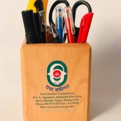 Wooden Desk Organizer - Pen Holder