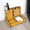 Costeater Wooden Desk Organizer – Functional Elegance for Your Workspace!