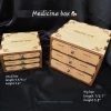 Eco Friendly Wooden Medicine Box