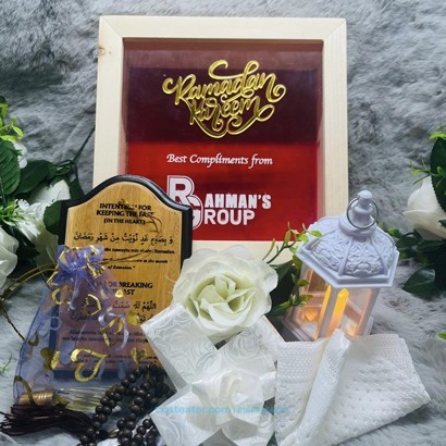 Ramadan Wooden Acrylic Gift Box for Employees, Collegues and others. Ramadan Wooden Acrylic Gift Box for Employees, Collegues and others.