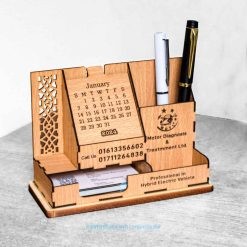 Organize Your Desk in Style with Costeater's Wooden Desk Organizer!