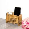 Costeater Triple Function Desk Organizer: Calendar, Pen Holder, and Desk Clock