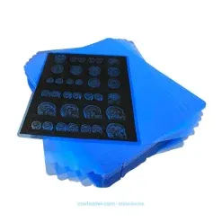 Precision Imaging with 11" X 14" Inkjet Blue Medical Imaging Film - Waterproof and High-Quality Imaging (Pack of 100 Sheets)