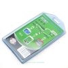 Employee Silver Metal ID Card Cover, Aluminum Metal ID Card Holder Employee Silver Metal ID Card Cover, Aluminum Metal ID Card Holder